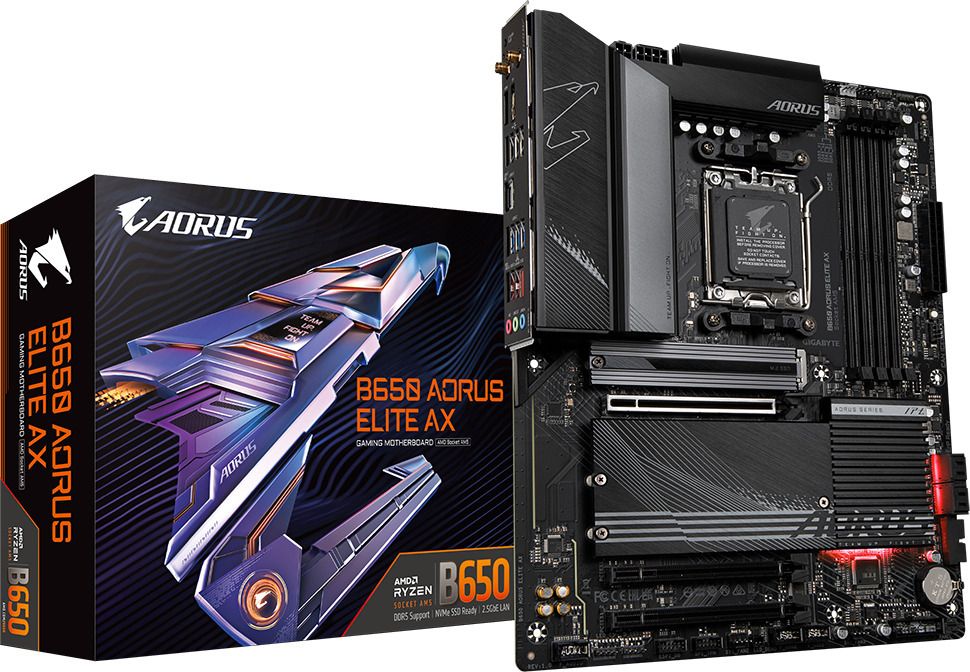 Gigabyte B650 AORUS ELITE AX - motherboard - ATX - Socket AM5 - AMD B650